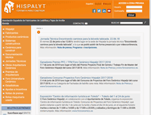 Tablet Screenshot of hispalyt.es
